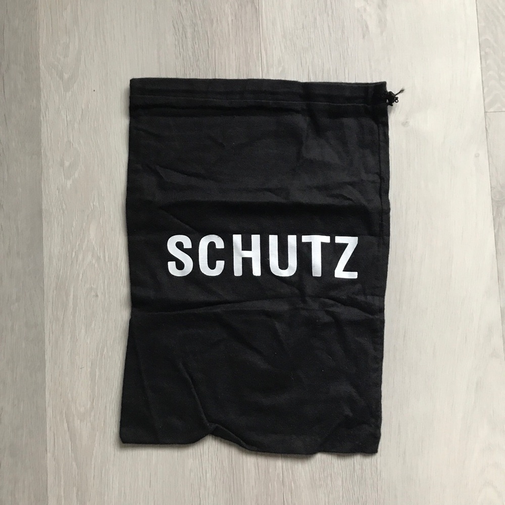 SCHUTZ BLACK DUSTBAG STORAGE DRAWSTRING